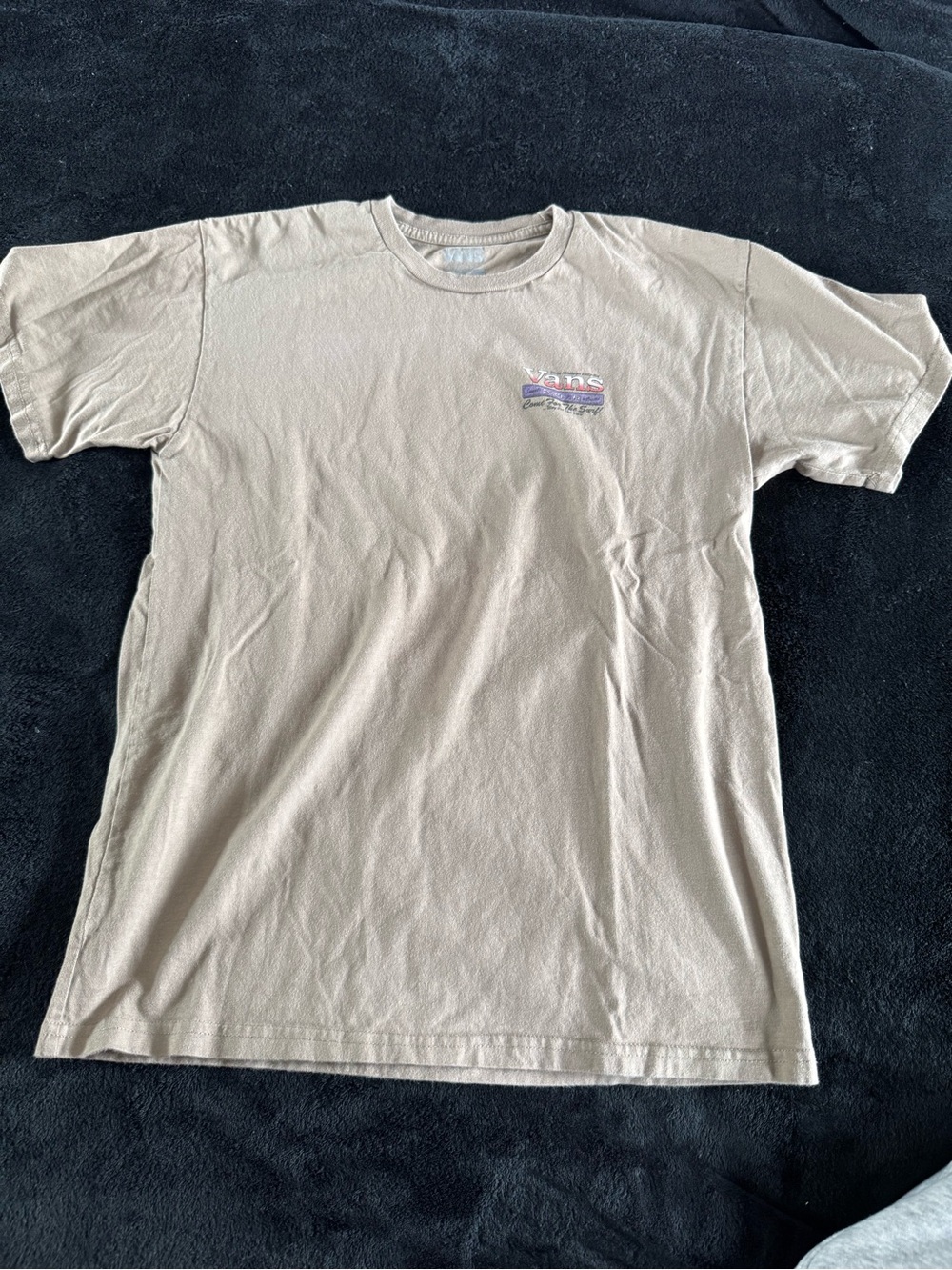 PacSun Men's Cream Short Sleeve Logo Tee